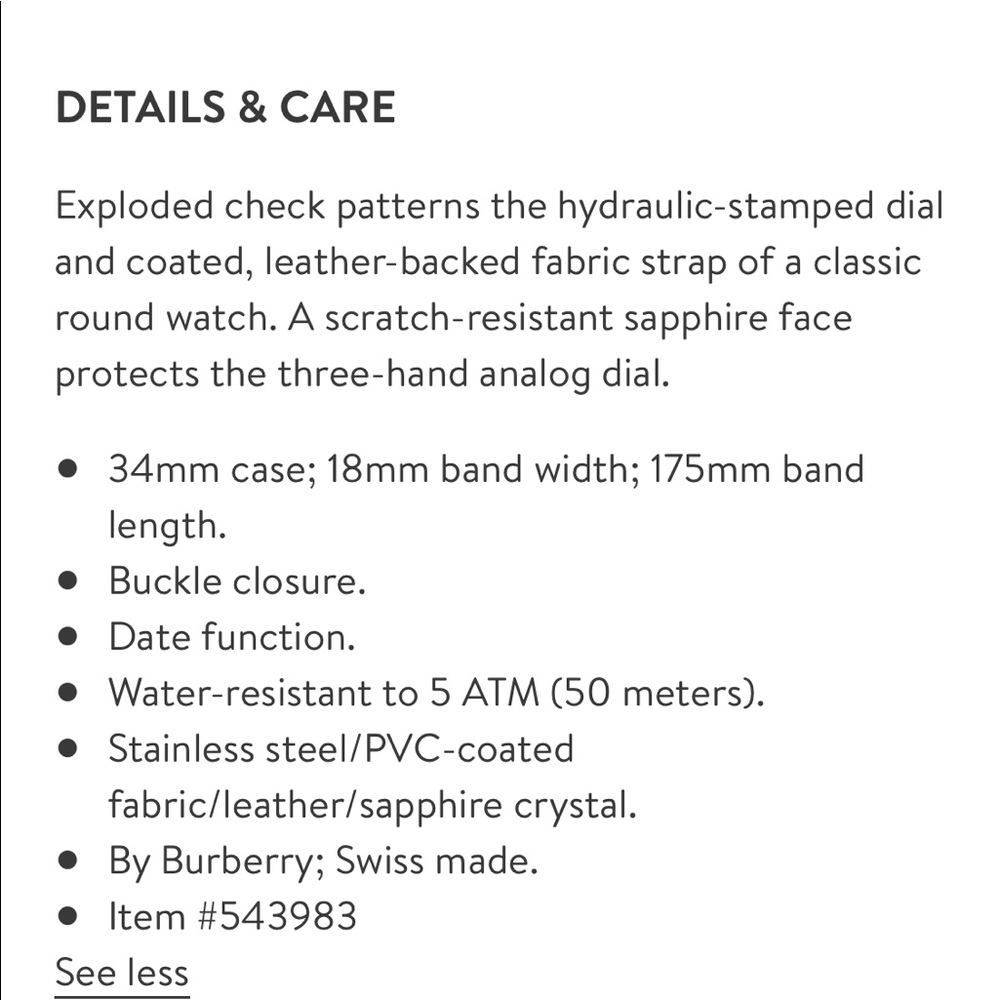 BURBERRY watch - Picture 3 of 5